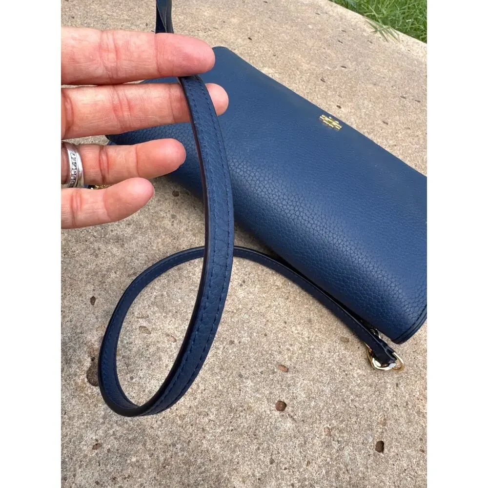 Tory Burch Carter Slim Crossbody Navy